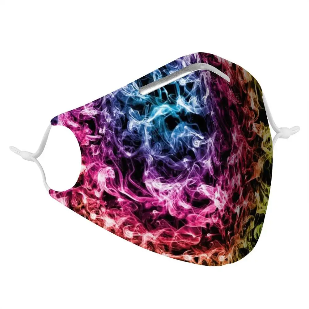 Fantasy Colorful Smoke Flame 4Pcs Filter Masks Anti-dust Anti-infection Reusable Ski Mask Spain Style Cool Trend
Fantasy Colorful Smoke Flame 4Pcs Filter Masks Anti-dust Anti-infection Reusable Ski Mask Spain Style Cool Trend