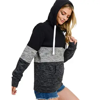 Aulead Women Spring New Long Sleeve Casual Hoodies New Style Plus-Sized Hood Sweatshirt Color Block Zipper Loose Pullover 50cs 
Aulead Women Spring New Long Sleeve Casual Hoodies New Style Plus-Sized Hood Sweatshirt Color Block Zipper Loose Pullover 50cs