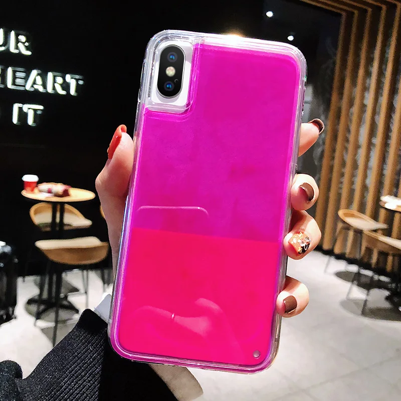 For iPhone XSMAX XR cases For IPhone 11Pro Max Luminous Solid Color Liquid Flowing Sand Shell 6 7 8Plus Summer cass
For iPhone XSMAX XR cases For IPhone 11Pro Max Luminous Solid Color Liquid Flowing Sand Shell 6 7 8Plus Summer cass