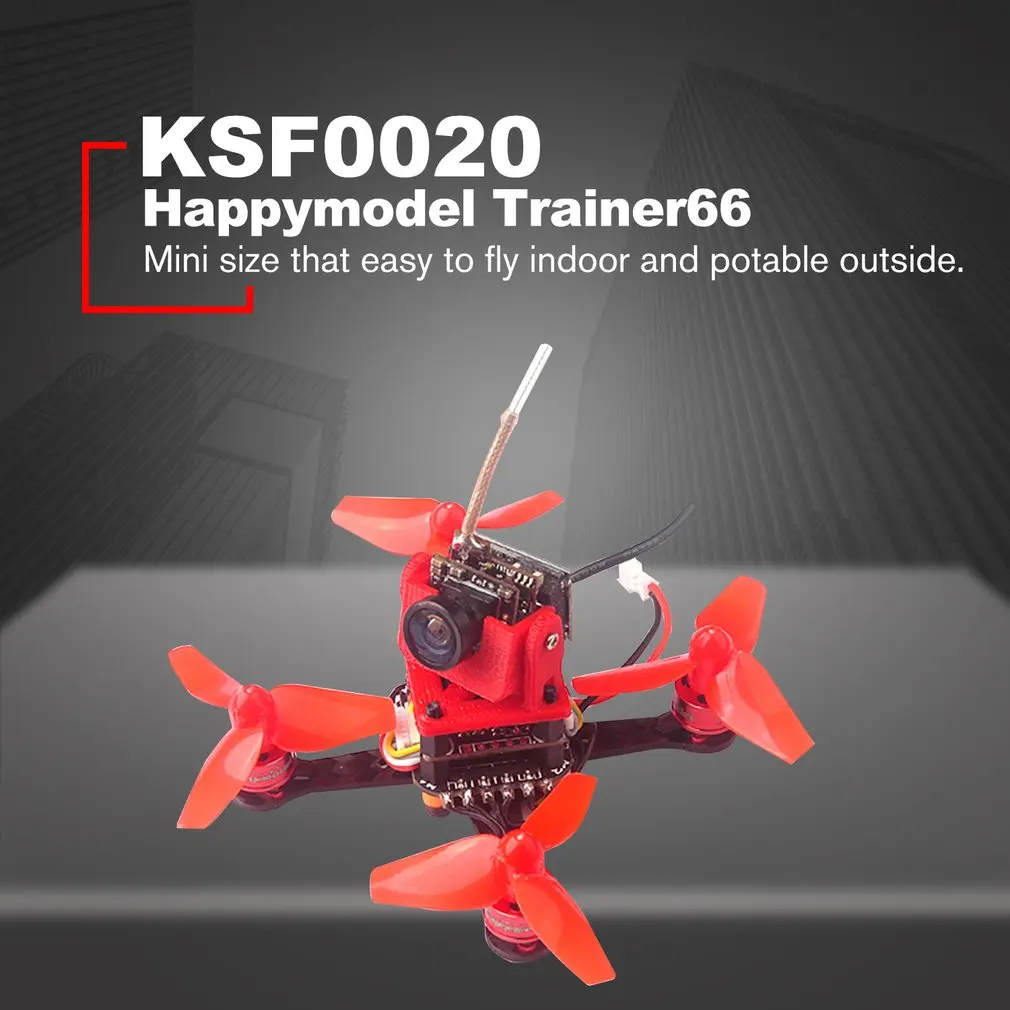 2019 Happymodel Trainer66 Mini 66mm 1S RC FPV Racing Drone with Betaflight OSD PNP Version Compatible Frsky FD800 SBUS Receiver
2019 Happymodel Trainer66 Mini 66mm 1S RC FPV Racing Drone with Betaflight OSD PNP Version Compatible Frsky FD800 SBUS Receiver