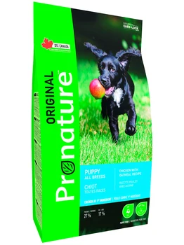 PRONATURE PRONATURE ORIGINAL DOG PUPPY ALL BREEDS for puppies of all breeds with chicken and oats
PRONATURE PRONATURE ORIGINAL DOG PUPPY ALL BREEDS for puppies of all breeds with chicken and oats