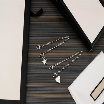 1:1 Original Luxury brands Couple S925 Sterling silver bracelet Women high quality Jewelry Logo Valentine's Day gift
1:1 Original Luxury brands Couple S925 Sterling silver bracelet Women high quality Jewelry Logo Valentine's Day gift
