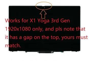 14.0" For Lenovo ThinkPad X1 YOGA 3rd Gen FHD LCD LED Display Touch Screen Assembly
14.0" For Lenovo ThinkPad X1 YOGA 3rd Gen FHD LCD LED Display Touch Screen Assembly