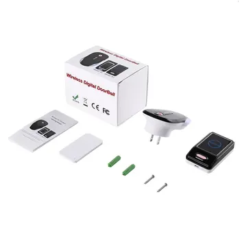 Energy Saving one Touch Sensor Button Ultra-long Distance Control Optional Waterproof Transmitter Wireless Digital Doorbell 
Energy Saving one Touch Sensor Button Ultra-long Distance Control Optional Waterproof Transmitter Wireless Digital Doorbell