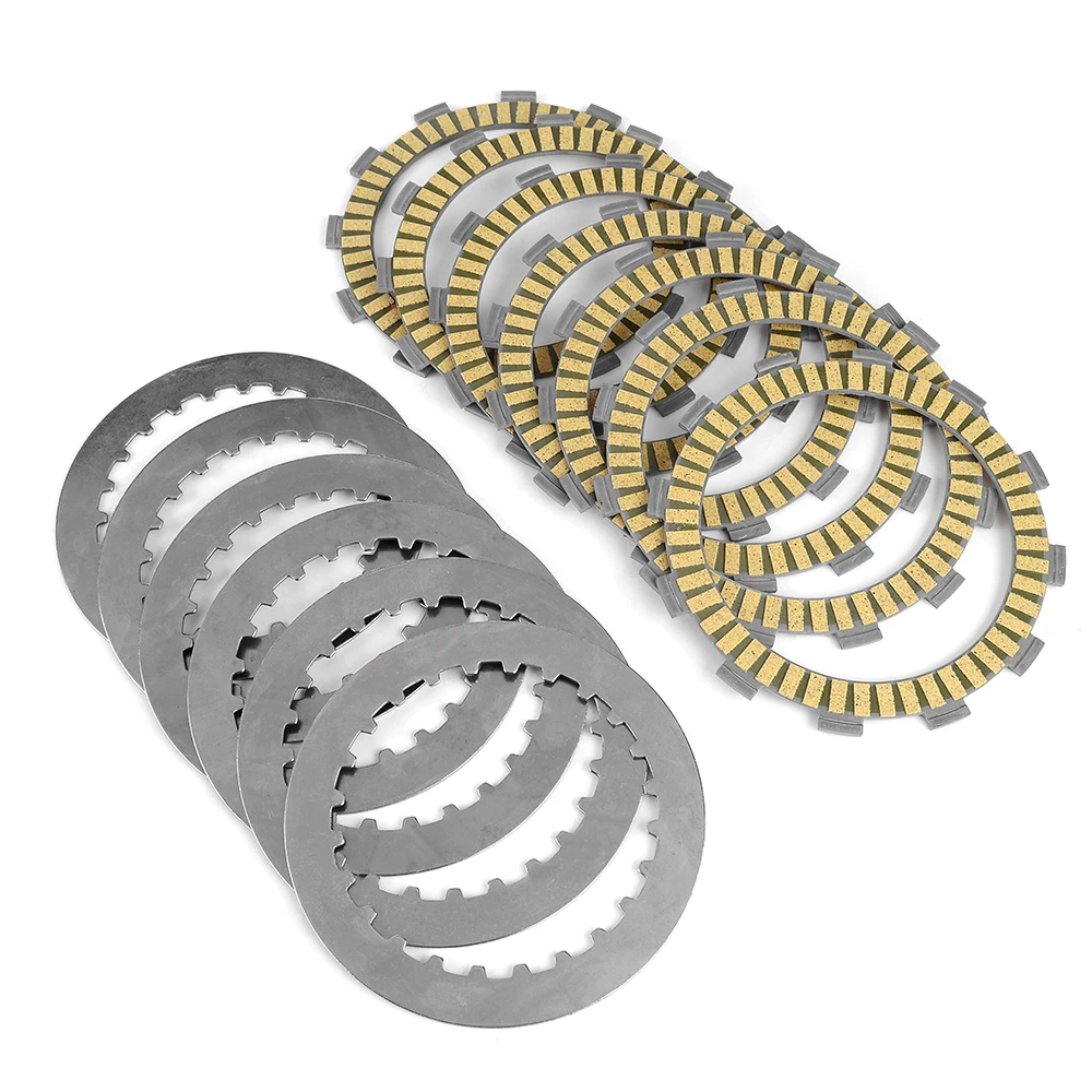 

Motorcycle Clutch Friction Disc Plate Kit For Honda CR125R CR 125R 125 R 1986-1999 22321-KA3-710 22201-KS6-700 Accessories