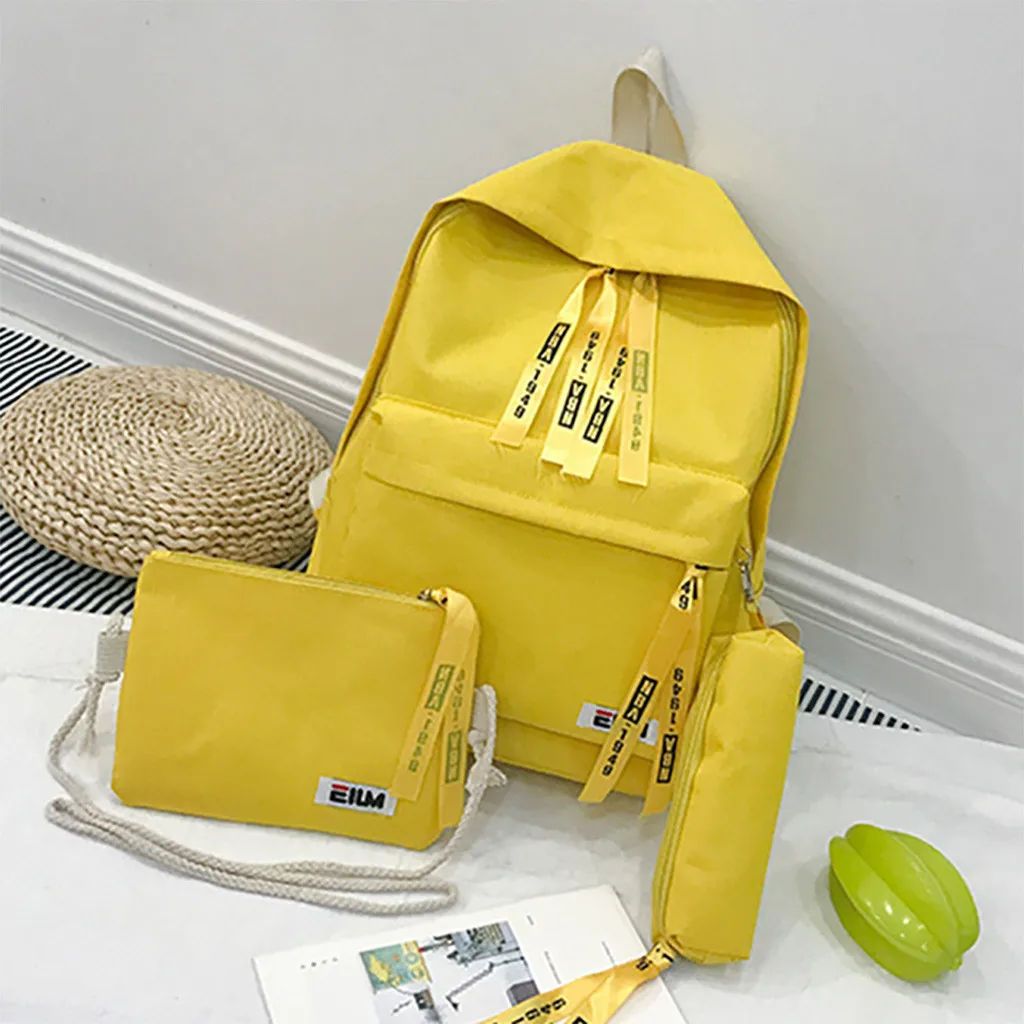 2019 Spring Summer New Cartoon Alphabet Student Backpack Casual Soft Leisure Comfortable Large Capacity Travel 3 Piece Set
2019 Spring Summer New Cartoon Alphabet Student Backpack Casual Soft Leisure Comfortable Large Capacity Travel 3 Piece Set