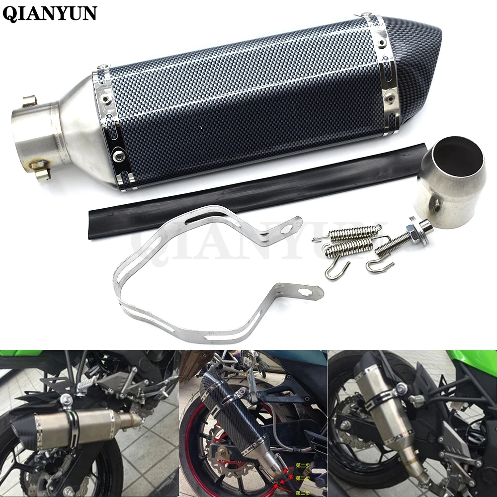 Free Shipping Universal Motorcycle Modified Scooter Exhaust Muffle pipe FOR Honda CB400 CB500F CB500X CB599 CB600 CB600F CB650F
Free Shipping Universal Motorcycle Modified Scooter Exhaust Muffle pipe FOR Honda CB400 CB500F CB500X CB599 CB600 CB600F CB650F