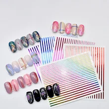 1pc Rainbow Color Lines Nail Stickers Ornament Decal 3D Gold Nail Sticker Stripe Lines Metal Tape Decoration Nail Polish Strips
1pc Rainbow Color Lines Nail Stickers Ornament Decal 3D Gold Nail Sticker Stripe Lines Metal Tape Decoration Nail Polish Strips