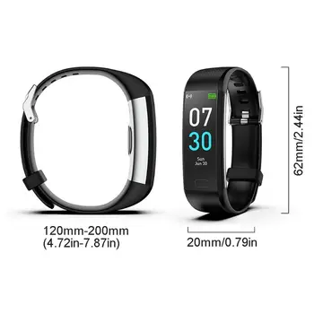 S5 Sport Smart Bracelet IP68 Waterproof Color Screen Smart Band Activity Tracker
S5 Sport Smart Bracelet IP68 Waterproof Color Screen Smart Band Activity Tracker