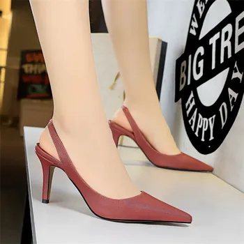BIGTREE Fashion Shoes Pointed Toe High Heels Women Office Shoes Extreme Thin Heels Sexy Dress Mujer Shoes Women Stiletto Heels
BIGTREE Fashion Shoes Pointed Toe High Heels Women Office Shoes Extreme Thin Heels Sexy Dress Mujer Shoes Women Stiletto Heels