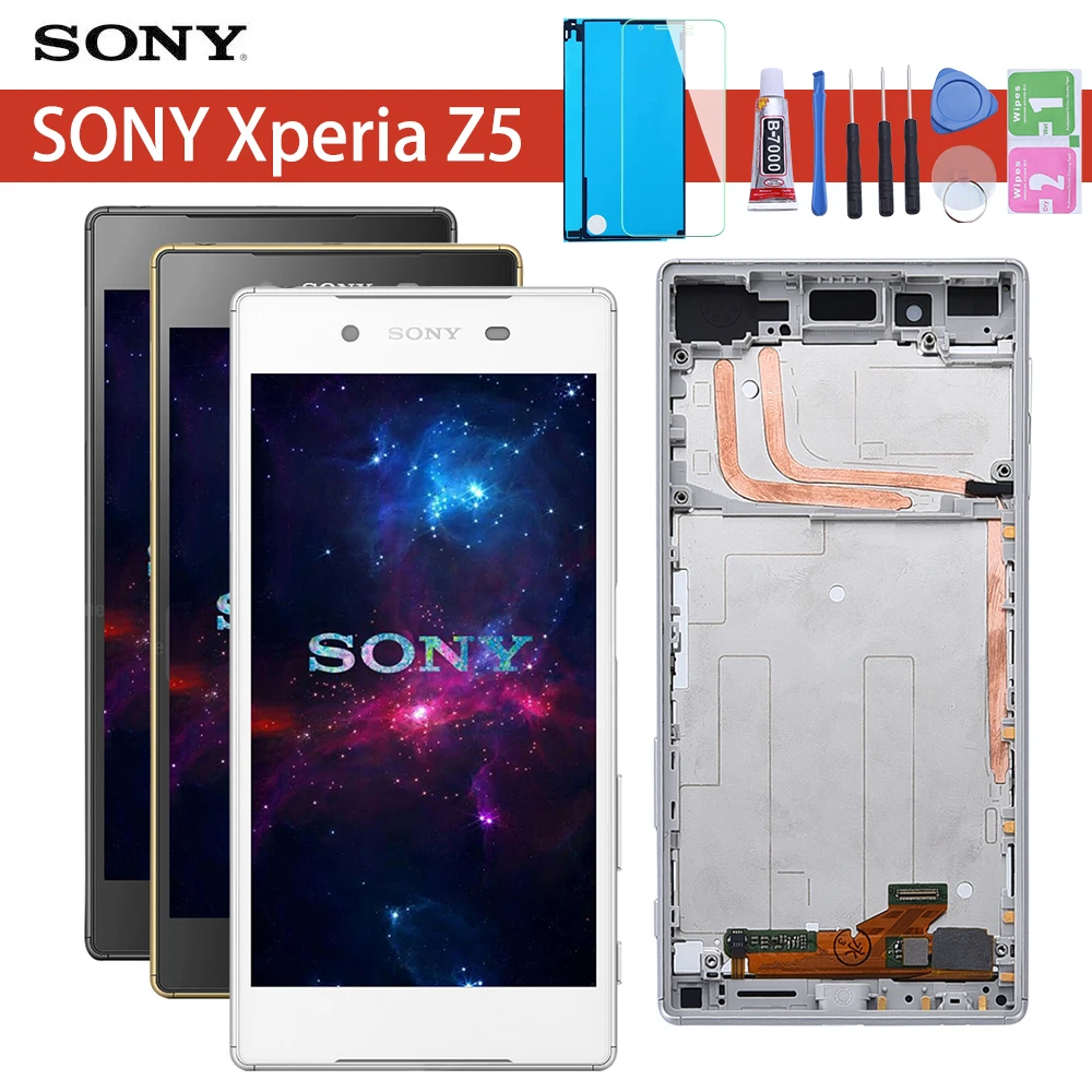 For Sony Xperia Z5 E6633 E6683 LCD Display Touch Screen Digitizer Assembly with Frame Dual card 1920*1080 For 5.2" Sony Z5 LCD
For Sony Xperia Z5 E6633 E6683 LCD Display Touch Screen Digitizer Assembly with Frame Dual card 1920*1080 For 5.2" Sony Z5 LCD