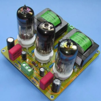 1W+1W 6N1 push 6N1 parallel single-ended Class A stereo power amplifier board JCDQ79C, DC high voltage 285 50mA power supply
1W+1W 6N1 push 6N1 parallel single-ended Class A stereo power amplifier board JCDQ79C, DC high voltage 285 50mA power supply