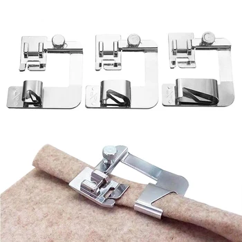 4 Sizes Domestic Sewing Machine Foot Presser Rolled Hem Feet for Household Sewing Machine Parts Tool
4 Sizes Domestic Sewing Machine Foot Presser Rolled Hem Feet for Household Sewing Machine Parts Tool