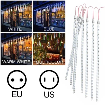 LED Lamp Meteor Shower LED Strip Lights 30cm/50cm Waterproof Fairy Lights for Christmas Decoration Light Outdoor Eave Tree
LED Lamp Meteor Shower LED Strip Lights 30cm/50cm Waterproof Fairy Lights for Christmas Decoration Light Outdoor Eave Tree