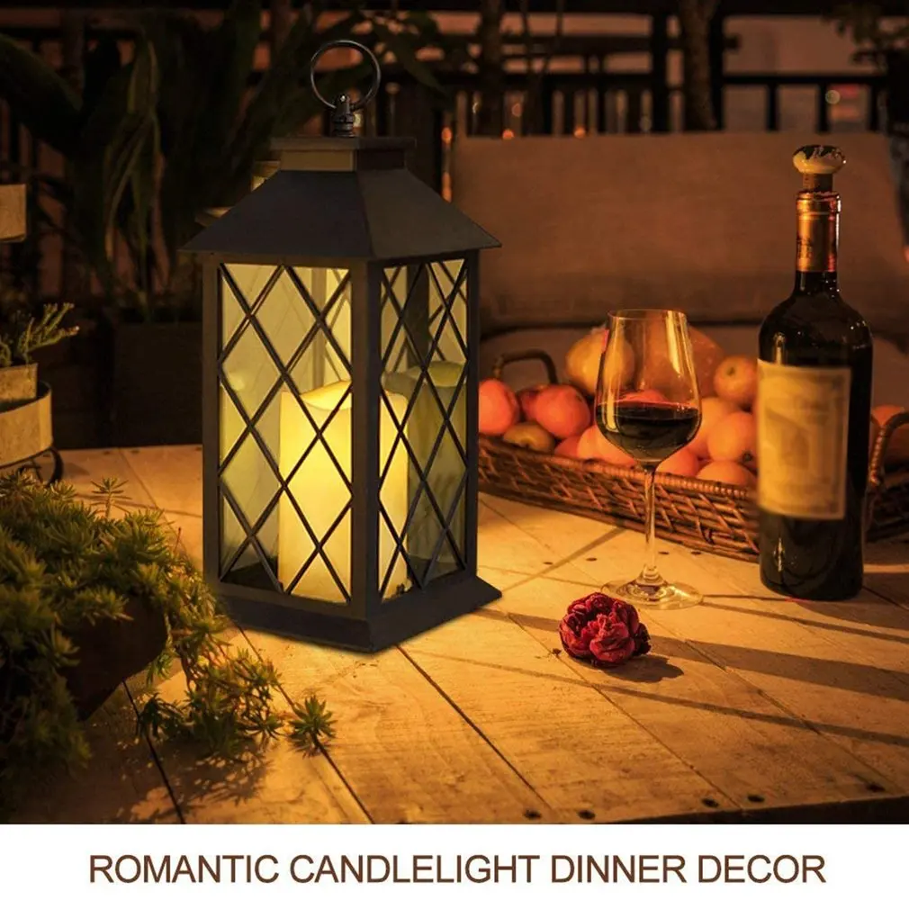 NB-4 Solar Lantern Hanging Lanterns Waterproof LED Flickering Flameless Candle Mission Outdoor Garden Patio Decorative Lights
NB-4 Solar Lantern Hanging Lanterns Waterproof LED Flickering Flameless Candle Mission Outdoor Garden Patio Decorative Lights