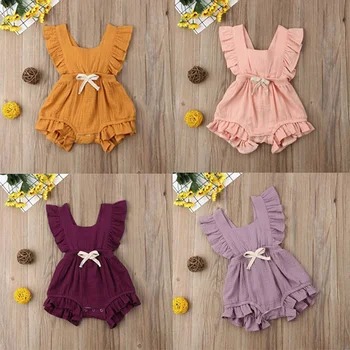 Cute Newborn Kids Baby Girl Dresses Clothing Sleeveless Ruffle Bowknot Dress Princess Clothes Girls Outfits Solid Summer
Cute Newborn Kids Baby Girl Dresses Clothing Sleeveless Ruffle Bowknot Dress Princess Clothes Girls Outfits Solid Summer