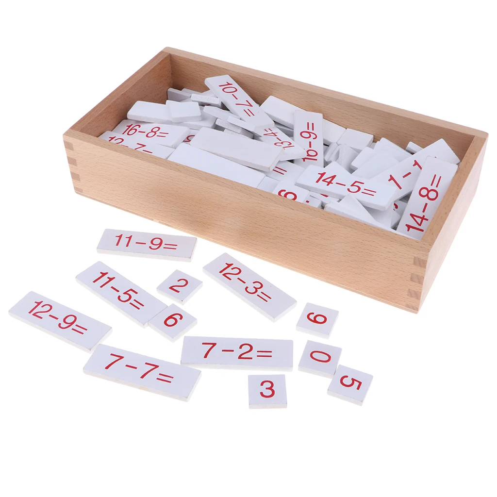 Wooden Arithmetic Math Puzzle Box - Kids Child Math Educational Toy Gift - Montessori Mathematics Teaching Aids - Subtraction
Wooden Arithmetic Math Puzzle Box - Kids Child Math Educational Toy Gift - Montessori Mathematics Teaching Aids - Subtraction
