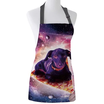 Space Dachshund Sitting On Pizza Print Apron Print Unisex Kitchen Bib with Adjustable Neck for Cooking Gardening 
Space Dachshund Sitting On Pizza Print Apron Print Unisex Kitchen Bib with Adjustable Neck for Cooking Gardening