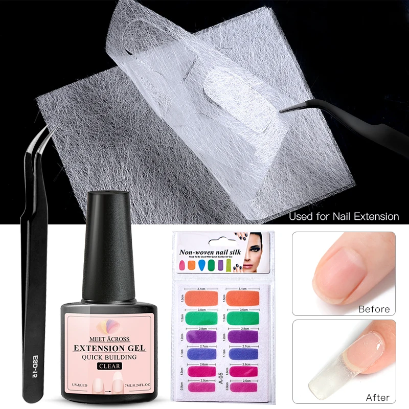 MEET ACROSS Fiberglass Nail Form Set Use With Nail Gel Fibers Nail Extension Repair Gel DIY Manicure Accessory
MEET ACROSS Fiberglass Nail Form Set Use With Nail Gel Fibers Nail Extension Repair Gel DIY Manicure Accessory