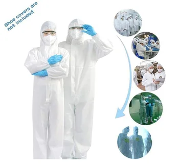 Reusable White Coverall Hazmat Suit Anti-Virus Dust Protection Protective Hospital Medical Factory Safety Clothing SMS Washable
Reusable White Coverall Hazmat Suit Anti-Virus Dust Protection Protective Hospital Medical Factory Safety Clothing SMS Washable