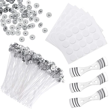 703 Candle Making Kits, Including Candle Wicks, Wick Stickers, Candle Chips and Holders for Candle DIY Supplies
703 Candle Making Kits, Including Candle Wicks, Wick Stickers, Candle Chips and Holders for Candle DIY Supplies