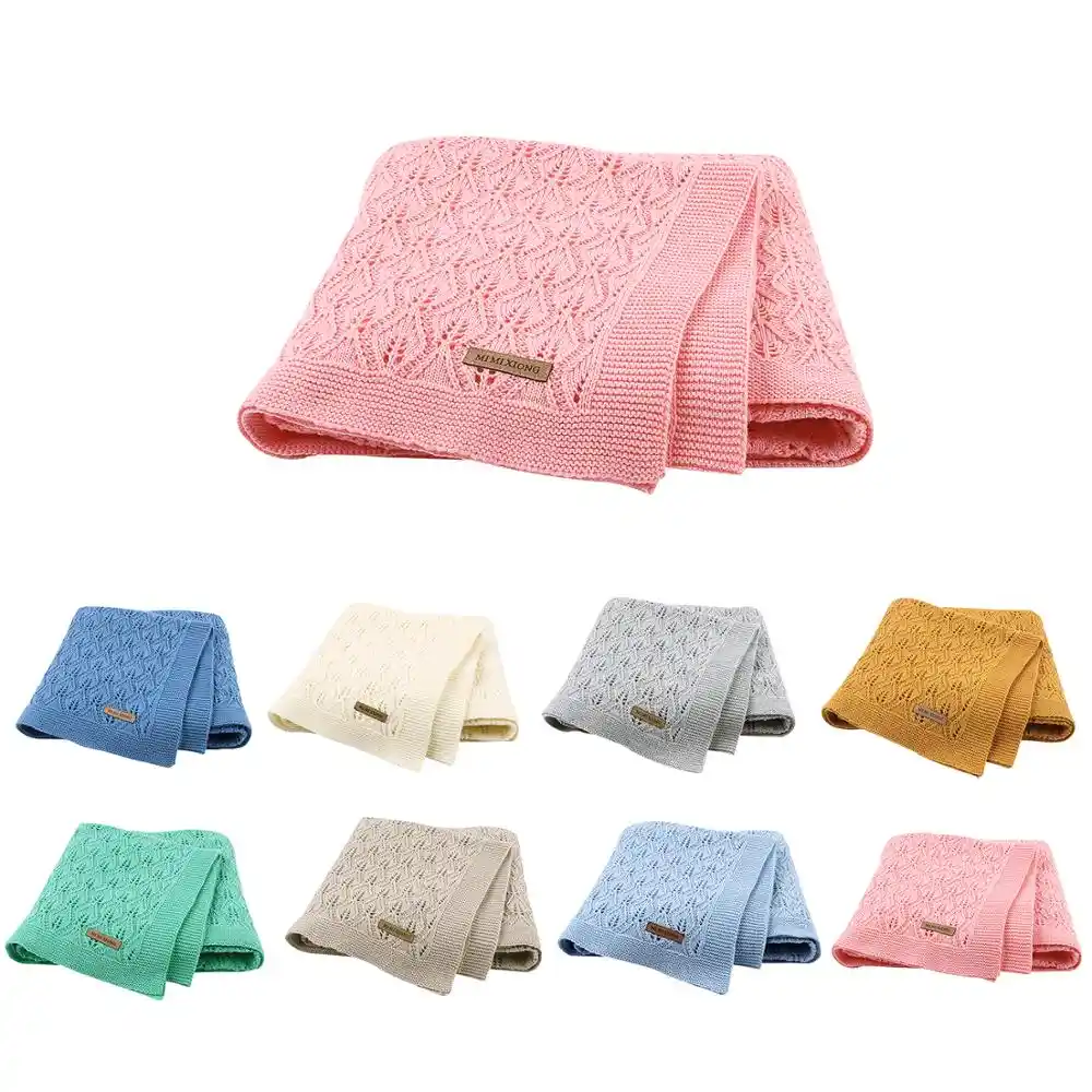 sleeping bed stroller blanket covers soft infantil swaddle wrap