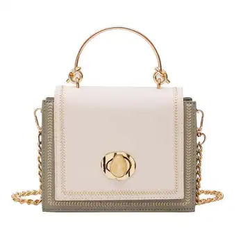 Elegant Female Metal Ring Tote bag 2020 Summer New Quality PU Leather Women's Designer Handbag Lock Chain Shoulder Messenger Bag
Elegant Female Metal Ring Tote bag 2020 Summer New Quality PU Leather Women's Designer Handbag Lock Chain Shoulder Messenger Bag