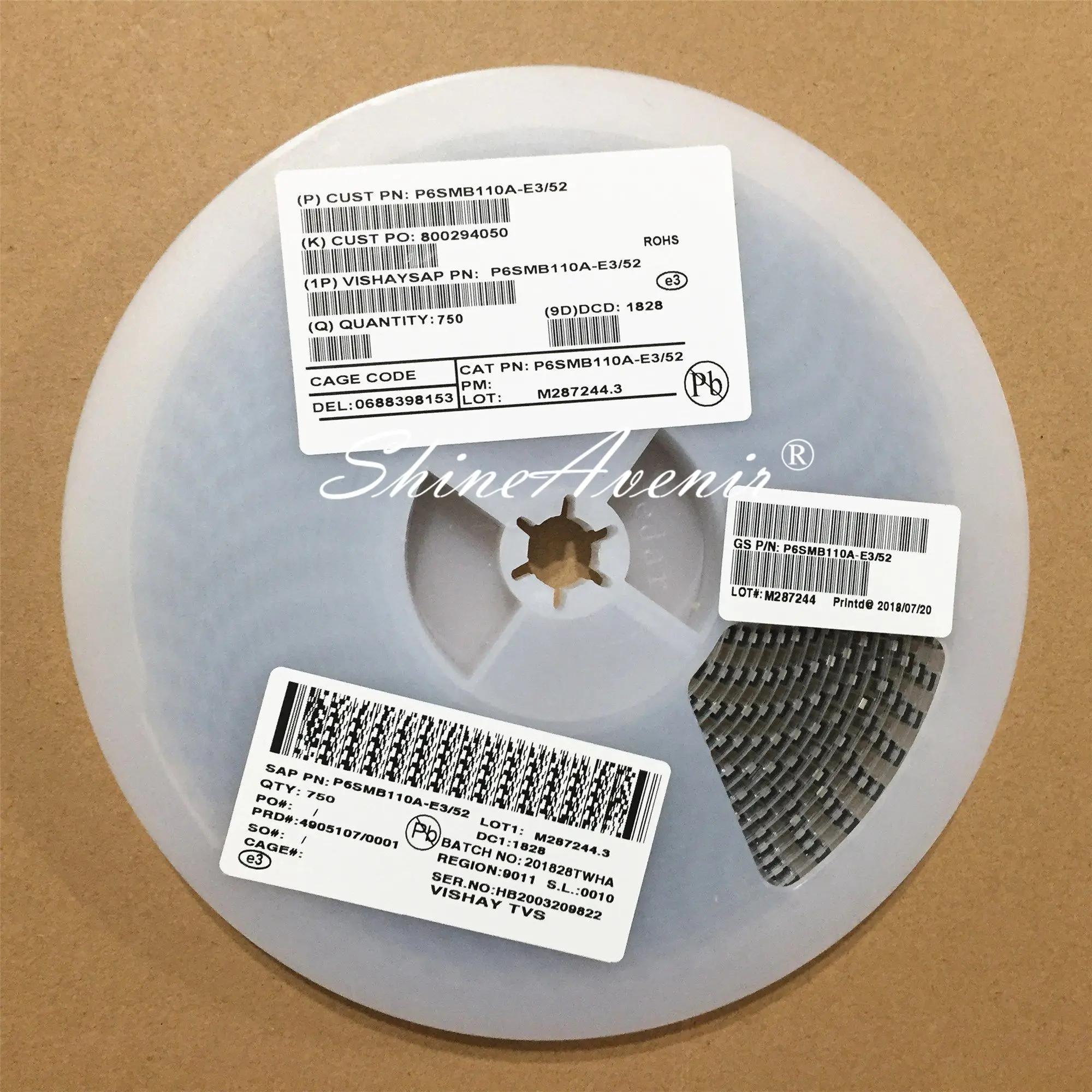 50pcs/lot Diode P6SMB68A P6SMB75A P6SMB82A P6SMB91A P6SMB100A P6SMB110A P6SMB120A P6SMB130A SMB DO-214AA TVS Original in stock
50pcs/lot Diode P6SMB68A P6SMB75A P6SMB82A P6SMB91A P6SMB100A P6SMB110A P6SMB120A P6SMB130A SMB DO-214AA TVS Original in stock