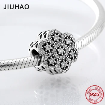 Fashion 925 Sterling Silver hexapetalous flower crystal clear CZ beads Fit Original JIUHAO Charm Bracelet Jewelry making
Fashion 925 Sterling Silver hexapetalous flower crystal clear CZ beads Fit Original JIUHAO Charm Bracelet Jewelry making