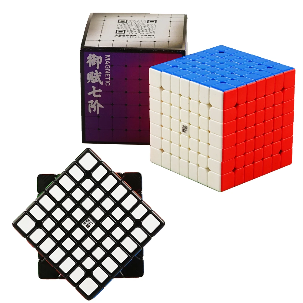 Фото YongJun Magnetic 7x7x7 YuFu M 7*7 Speed Stickers sticker Magic Cube Puzzle educational toys for Kids baby | Игрушки и хобби