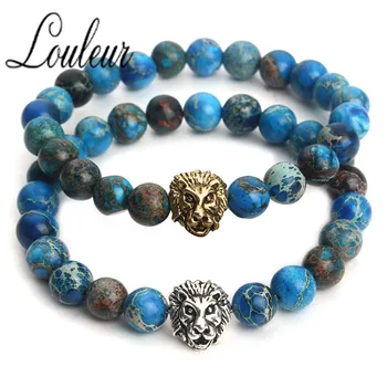 Antique Gold/Silver Color Buddha Lion Head Bracelet Imperial Created Beaded Bracelets For Women Pulseras Hombre F3763
Antique Gold/Silver Color Buddha Lion Head Bracelet Imperial Created Beaded Bracelets For Women Pulseras Hombre F3763