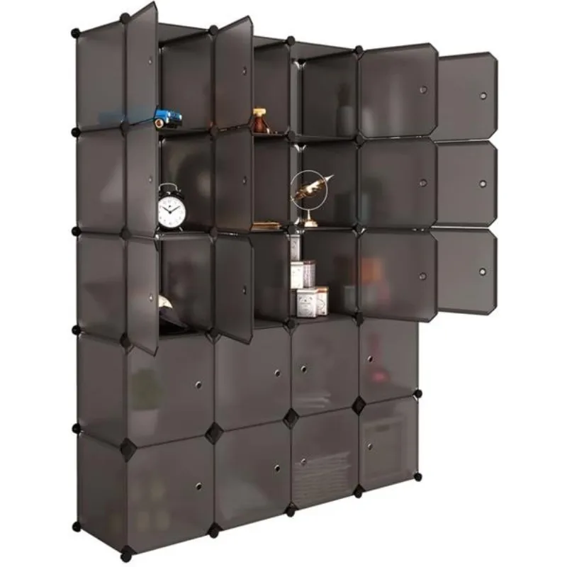 Modular Closet Cabinet Bookcase Storage Shelf Plastic 20 Cube Organizer Stackable Design Multifunctional with Hanging Rod Brown
Modular Closet Cabinet Bookcase Storage Shelf Plastic 20 Cube Organizer Stackable Design Multifunctional with Hanging Rod Brown