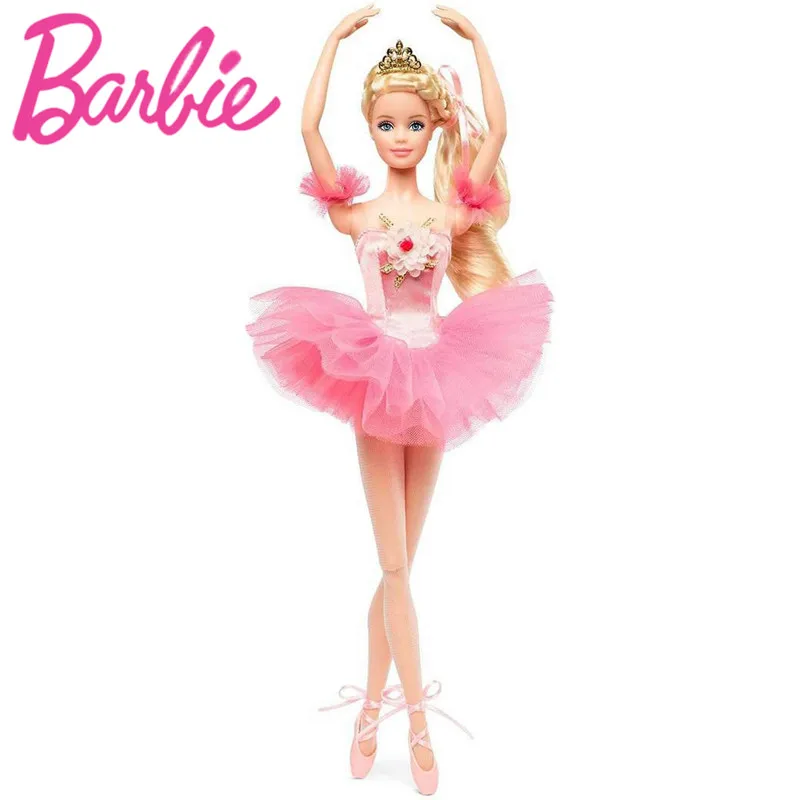 

Barbie Ballet Wishes Doll Wearing Layered Tutu Skirt Fashion Beautiful Doll Kids Collectors Edition Doll Toy Collectible Gift