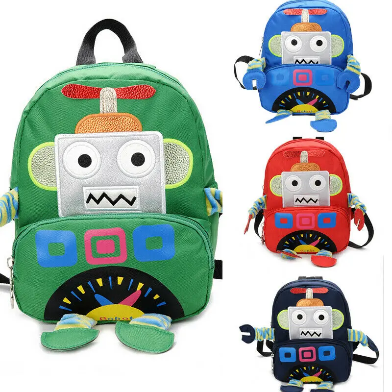Школьный рюкзак с мультипликационным роботом для мальчиков детские подарки |