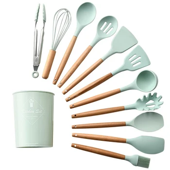 1PC Silicone Turner Soup Spoon Spatula Brush Scraper Pasta Server Egg Beater Kitchen Utensils Cooking Tools Kitchenware Set
1PC Silicone Turner Soup Spoon Spatula Brush Scraper Pasta Server Egg Beater Kitchen Utensils Cooking Tools Kitchenware Set