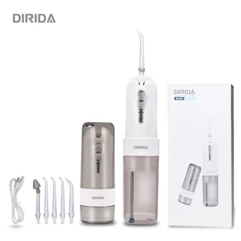 DIRIDA D1001 Cordless Water Flosser Portable Fold Electric Oral Irrigator Rechargeable Water Dental Flosser Tooth Cleaner 200ML
DIRIDA D1001 Cordless Water Flosser Portable Fold Electric Oral Irrigator Rechargeable Water Dental Flosser Tooth Cleaner 200ML