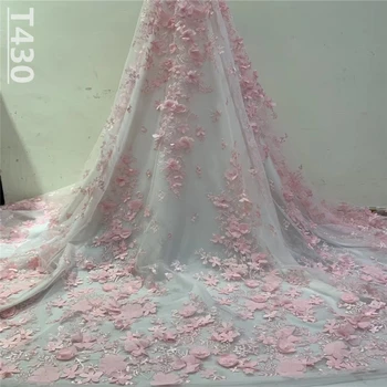 2019 Pink French Lace Fabric High Quality 3D Flower Tulle Lace African Lace Fabric For Wedding Nigerian Tulle Lace Material
2019 Pink French Lace Fabric High Quality 3D Flower Tulle Lace African Lace Fabric For Wedding Nigerian Tulle Lace Material