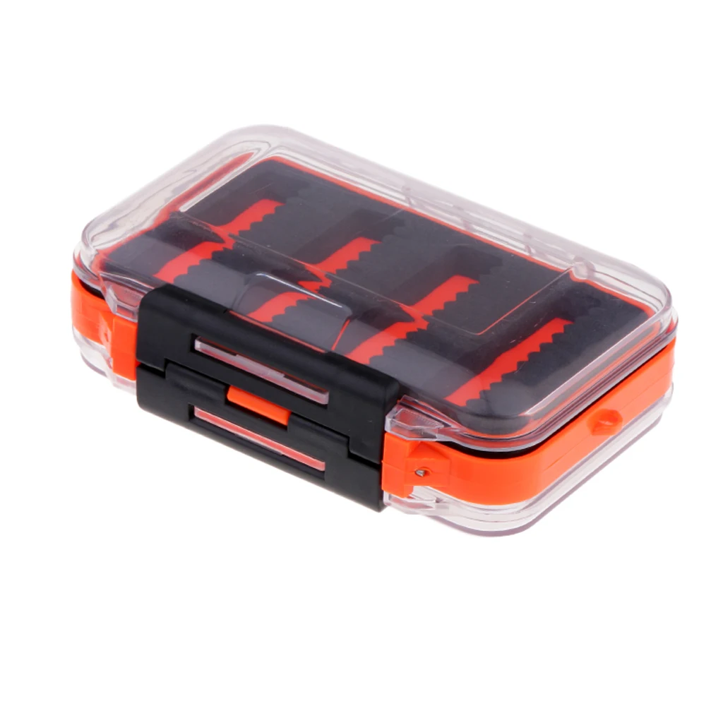 Fly Fishing Box 2 Sided Clear Case Waterproof Tough Holds Hundreds of Flies Fly Fishing Box 2 Sided Clear Case Waterproof Tough Holds Hundreds of Flies