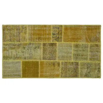 Handmade Yellow Vintage Overdyed Patchwork Area Rug 080x150 Cm-2'7''X4'11''
Handmade Yellow Vintage Overdyed Patchwork Area Rug 080x150 Cm-2'7''X4'11''