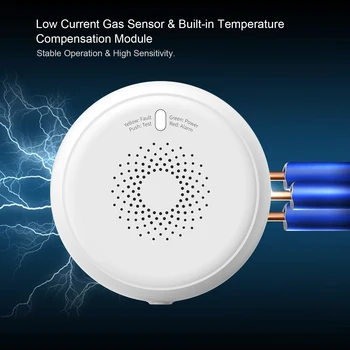 ZigBee Gas Sensor Gas Leakage Sensor Wireless Alarm Sensor Automatic Intelligent Household Alarm Sensor White RSH_ZigBee-GS01
ZigBee Gas Sensor Gas Leakage Sensor Wireless Alarm Sensor Automatic Intelligent Household Alarm Sensor White RSH_ZigBee-GS01