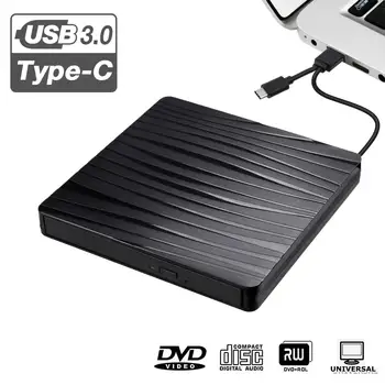 External DVD Drive Optical Drive USB 3.0 Type-C CD ROM Player CD-RW Burner Writer Reader Recorder Portatil for Laptop Windows PC
External DVD Drive Optical Drive USB 3.0 Type-C CD ROM Player CD-RW Burner Writer Reader Recorder Portatil for Laptop Windows PC