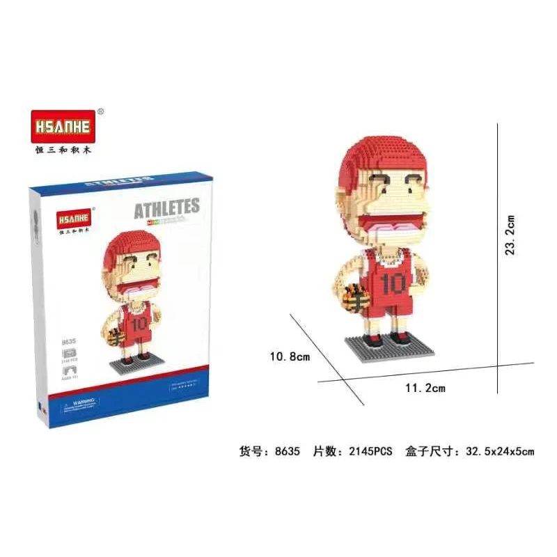 DIY Basketball idol Model Player star Mini Action Figure Miniature Building Block Brick Toy for Boy birthday gift Rudy Gobert
DIY Basketball idol Model Player star Mini Action Figure Miniature Building Block Brick Toy for Boy birthday gift Rudy Gobert