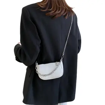 Vintage Baguette Crocodile Pattern Women Shoulder Bags Retro Split PU Leather Bags Solid Ladies Small Messenger Handbag Female
Vintage Baguette Crocodile Pattern Women Shoulder Bags Retro Split PU Leather Bags Solid Ladies Small Messenger Handbag Female