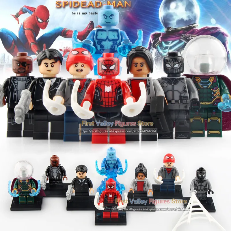 Spiderman Movie Far From Home Bricks Mysterio Hydro-Man Peter Parker Spider-Man Building Blocks Figures Toys For Children X0249
Spiderman Movie Far From Home Bricks Mysterio Hydro-Man Peter Parker Spider-Man Building Blocks Figures Toys For Children X0249