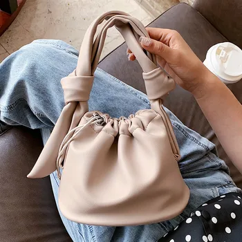 Drawstring Bucket Bag for women Crossbody Bags small Solid Color Shoulder bags ladies Handbags PU Leather Female messenger Bag
Drawstring Bucket Bag for women Crossbody Bags small Solid Color Shoulder bags ladies Handbags PU Leather Female messenger Bag