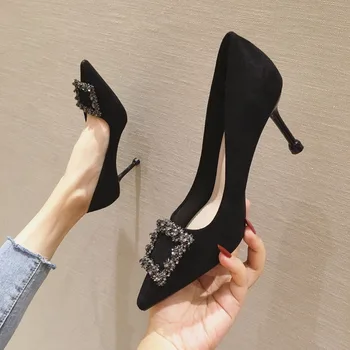 2020 Spring Autumn Womens Thin High Heel Pointed Toes Rhinestone Crystal Pumps Ladies Elegant Sexy Delicate Pretty Party Shoes
2020 Spring Autumn Womens Thin High Heel Pointed Toes Rhinestone Crystal Pumps Ladies Elegant Sexy Delicate Pretty Party Shoes