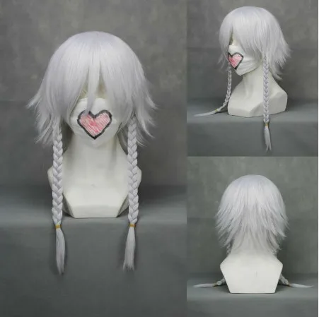 Anime TouHou Project OW Reaper Genderbend Izayoi Sakuya Silver White Braided Cosplay Wig + Wig Cap
Anime TouHou Project OW Reaper Genderbend Izayoi Sakuya Silver White Braided Cosplay Wig + Wig Cap