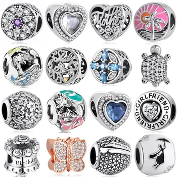 S925 Sparkling Love Fairy Butterfly Turtle Tea Daisies Forget Me Not Birthday Cake Bead Charms fit Lady Bracelets 
S925 Sparkling Love Fairy Butterfly Turtle Tea Daisies Forget Me Not Birthday Cake Bead Charms fit Lady Bracelets