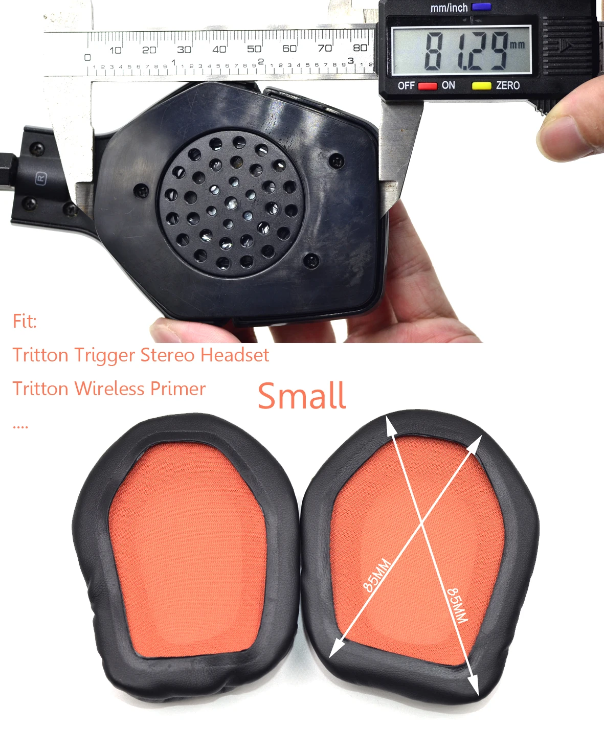 Ear pads for Tritton Warhead 7.1 Dolby Detonator XBOX 360 headphone katana 
