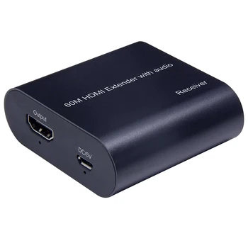 1080P HDMI Extender With Audio Transmitter Receiver Over Cat5e/Cat6 Cable Ethernet 60M standard TX/RX Extender For PS4 Connector
1080P HDMI Extender With Audio Transmitter Receiver Over Cat5e/Cat6 Cable Ethernet 60M standard TX/RX Extender For PS4 Connector